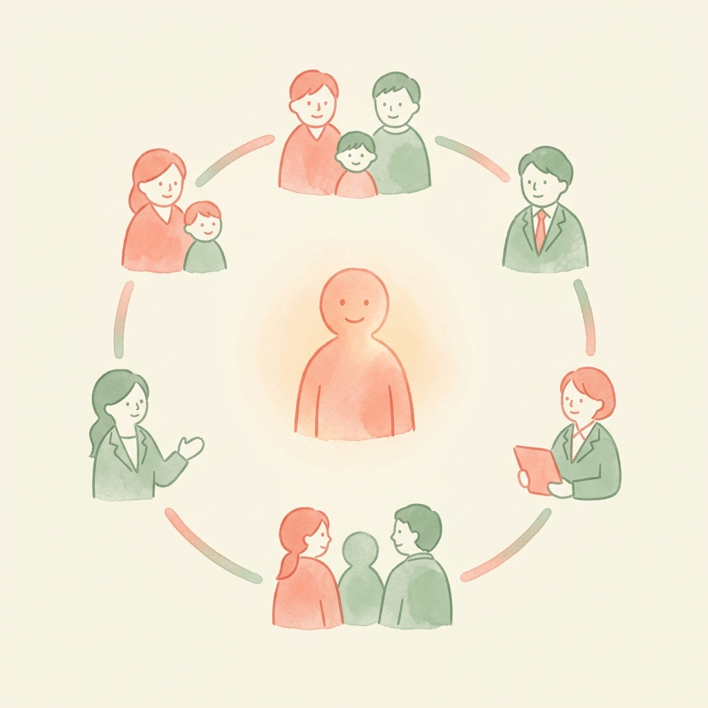 ご本人を中心に支援がつながる
